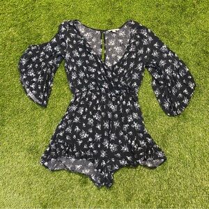 American Eagle Floral Romper
